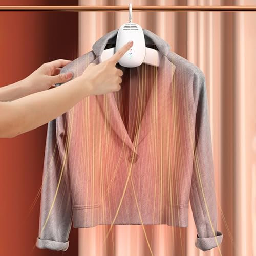 APMOE Sèche Linge électrique - Mini Sèche-Linge Portable pour sous-Vêtements Légers Chaussure, Seche Linges Pliable avec Chauffage PTC et Crochet Pivotant pour Voyages Dortoirs Maison