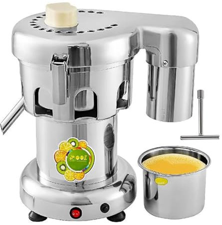 Commercial Electric Juice Extractor Centrifugal Juicer Machine,370w Industrial Juicer Machines Stainless Steel Juicer, 80-100kg/H Juicer Squeezer for Fruit & Vegeta