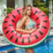 Schwimmringe für Erwachsene, aufblasbarer Ring, Gummiring zum Schwimmen, Schwimmschlauch, Wassermelonen-Schwimmschlauch, Wasserspaß, Strand-Pool-Spielzeug für Sommerparty (75 cm)