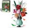 ZONECYTD Rose Building Set Bouquet di fiori con vaso per adulti -566pcs