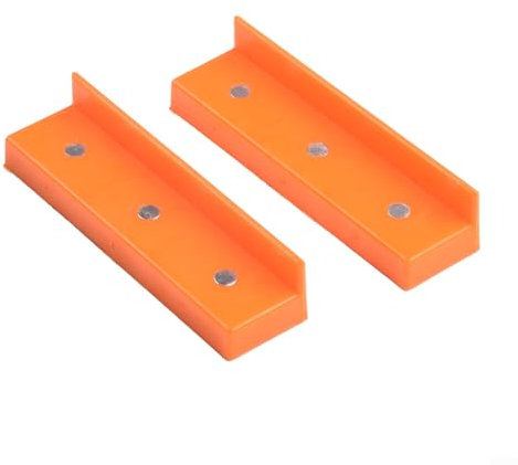 Zeroupshop 2Pcs Soft Vise Jaw Covers, 4/5/6 Inch Soft Pad Jaw Plain Weave, V Shaped PPT Material, for Woodworking, Jewelry Making(4inch)
