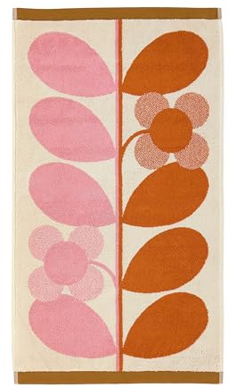 Orla Kiely Badetuch, Stiel, Duo, Blush, 50 x 90 cm