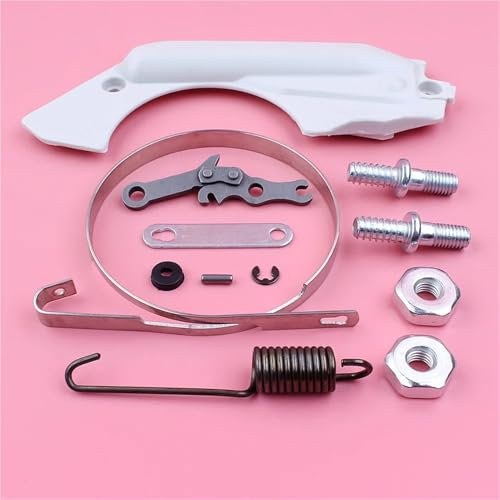 LALAL Kit de reparación de tuercas y pernos de barra de banda de cubierta de freno de cadena for Stihl MS180 MS170 018 017 MS 170 180, repuesto de motosierra