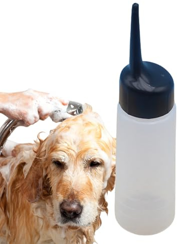 Pet Shampoo Mixer - 150ml Dilute Squeeze Bottle, Refillable Bath Mixing Container | Dog Grooming Applicator Bottle, Cat Cleaning Ratio Tool, Reusable Shampoo Blending Dispenser for Pets and Animals