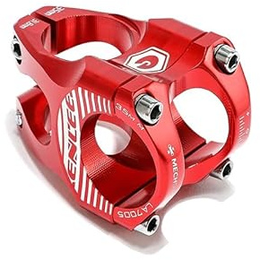 UDHSNJZG Bike Stem Mtb Power Stem Road Bike Mountain Bicycle Bridge Short 35mm Rod Handlebar Table Adjustable Riser 31 8 Cycling(XR350 red)