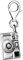 Quiges Donna Charm Ciondolo Placcato Argento Fotocamera per Bracciali e Accessori