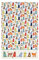 Ulster Weavers Catwalk Tea Towel, 100% Cotton - With Cute Multicoloured Cat Animal Hand Drawn Design - Kitchen and Cooking Gifts for Bakers & Chefs - Homeware & Kitchenware Range