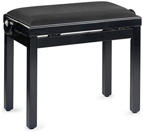 Stagg PB39 BKP SVBK High Gloss Pianobench schwarz hochglanz