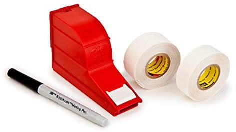 3 M Scotch SLW Code Dispenser with 70 Cable Markierern, Write On, White