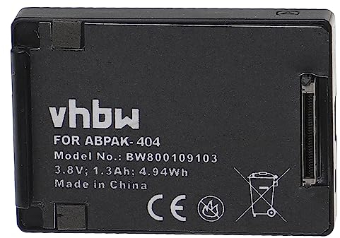 vhbw batteria compatibile con GoPro Hero 4 White videocamera camcorder (1240mAh, 3,8V, Li-Poly)