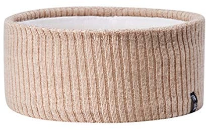 Enter the Complex® Stirnband für Damen und Herren aus 100% Merino Wolle, Winter Kopfband, weich und stylish, Unisex, Beige