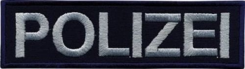 Applikation Patches - Polizei - 00413/1 Gr. 14,5cm x 4,5cm