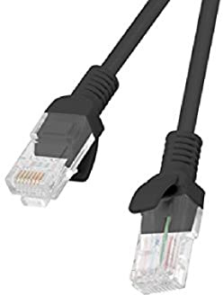 Lanberg PCU5-10CC-0025-BK Netzwerkkabel Kat.5E Utp, 0,25m schwarz