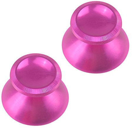 Per Xbox 360 joystick analogico thumbsticks Thumb Sticks fungo Cap aluminum metal material Hot Pink