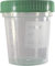 Medi-Inn Lot de 25 gobelets à urine avec couvercle à visser Vert 125 ml