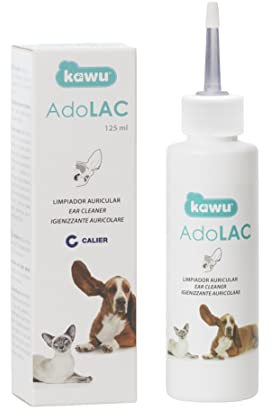 CALIER · Adolac. Limpiador de Orejas para Perros y Gatos. Elimina el Mal Olor y Evita infecciones. 125 ml