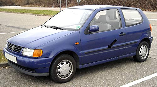 Spangenberg Seitenschutzleisten schwarz passend für Volkswagen VW Polo III 6N & 6N2 Schrägheck 5-Türer Baujahre 1994-2001 F11 (3700011)
