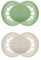 MAM Original Schnuller im 2er-Set, zahnfreundlicher Baby Schnuller aus nachhaltigen & bio-erneuerbaren Materialien, Sauger aus MAM SkinSoft Silikon, mit Schnullerbox, 16+ Monate, grün/beige