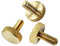 10/5er M5 M6 Messing Rändelschraube Knurled Flachkopf Hand anziehen Rändelschraube Twist Schrauben M6 5Pcs, 10mm