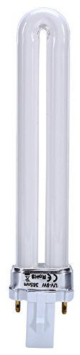 UV Lamp Light Replacement, Durable and Practical To Use U-shaped UV Nail Lamp Nail Light Bulbs UV Gel Curing Lamp Bulb for Home Use