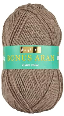 Sirdar Hayfield Bonus Aran Yarn, Fawn (571), 100g
