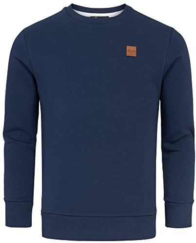 REPUBLIX Herren Basic College Sweatshirt Pullover Sweatjacke Hoodie R0456
