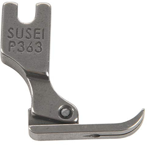 Josenidny Pied presseur simple en acier pour machine à coudre pour fermeture éclair