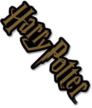 ERT Group 3D Harry Potter 045 PVC Rubber Magnet, Black