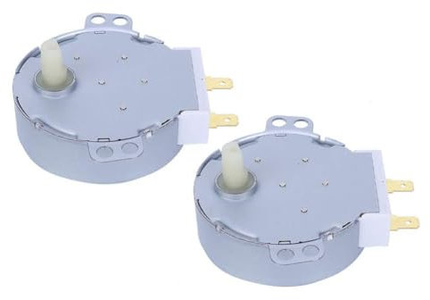 Nimomo Motor síncrono 2 uds TYJ50-8A7 HQXRTEK Motor síncrono AC220-240V Motor de Plato Giratorio de microondas
