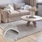 MY-RUG Wollteppich Kinderzimmer 200 x 140 cm, Roshni, Creme, grau, beige, handgewebt, Naturprodukt, Kinderzimmerteppich flach gewebt aus Wolle
