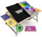 Puzzle Ready 1500-Piece Wooden Jigsaw Puzzle Table - 27 x 36 Foldable Portable Puzzle Board Design with Short Legs, 4 Colorful Drawers, 3 Adjustable Angles & Cover Mat - Fits 1000-1500 Piece Jigsaw