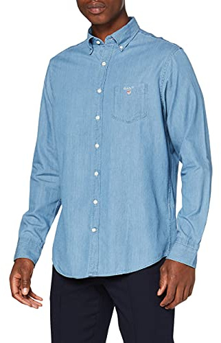 GANT Herren Reg Indigo Bd Hemd