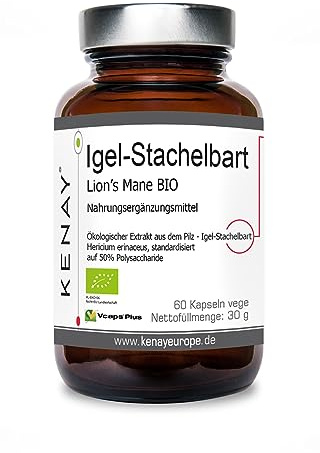 Igel-Stachelbart Lion’s Mane 60 Kapseln vegan