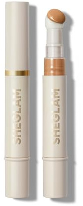 SHEGLAM Complexion Boost Concealer Sponge-Head Applicator Matte Liquid Long Lasting Brightening Color Corrector Weightless Hydrating-Honey