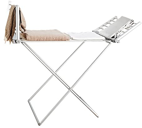 Secadora De Ropa con Calefacción Eléctrica De 230 W,Tendedero De Calentador De Toallas Plegable Portátil,con Temperatura Constante De 45-55 ℃,Tendedero De Zapatos De Ropa De Eficiencia Energética