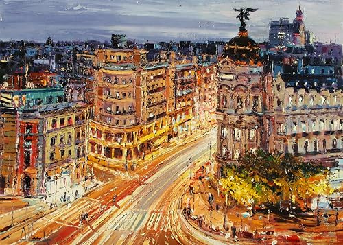 Ravensburger Puzzle 2D 1000 elementów: Madryt, Nowy Design