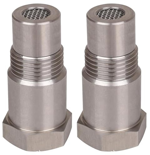 2 Stück Lambdasonde Adapter m18*1,5, Sauerstoffsensor-filteradapter, Lambda Eliminator, Sauerstoffsensor Lambda, Lambdasonde Adapter, Automobile o2 Sensor Extension Adapter