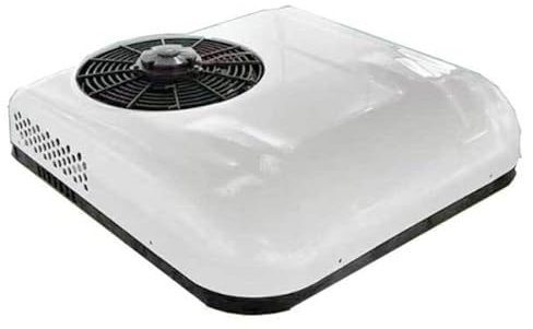 Hydravex RV Roof Air Conditioner, 2200W Cooling, Quiet Sleep Mode, Remote Control, Roof-Mounted, White, 24V DC, Includes Air Conditioning Unit, Duct, Remote