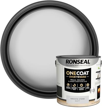 Ronseal One Coat Everywhere Matt Paint 2.5L Smooth Stone