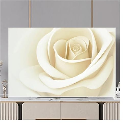 LXHZSY Outdoor TV Cover Fernsehhaube TV-Staubschutztuch 32-75 Zoll Niedliche Monitorabdeckung for Schutz des Bildschirms(03,60inch(140x85cm))