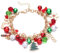 XIAGAW Weihnachten Armband, Weihnachtsarmband Damen, Weihnachtsarmbänder für Frauen, Schmuck Weihnachten, Bunte Armbänder für Frauen, Weihnachtsschmuck für Fraue und Mädchen (A)
