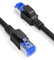 Ercielook Cavo Ethernet 10m, Cat 8 Rotondo Cavo LAN schermato professionale connettore RJ45, cavo di rete Cat8 ad alta velocità 40 Gbps e 2000Mhz per router/giochi/modem