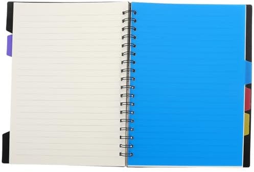 KALLORY Digitaler Notizblock Digital Notebook Digitales Notizbuch Smart Notebook Digital Notebook Spiral Unterteilung Abriss Elektronisches Notizbuch Notizbuch Spiralbindung