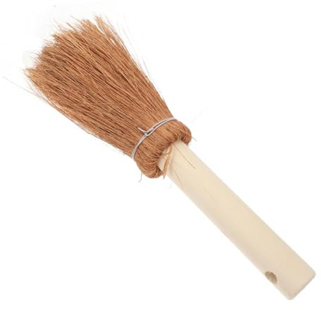 NAMOARLY Coconut Husk Dish Brush Long Handle Cleaning Brush for Cast Kitchen Sink