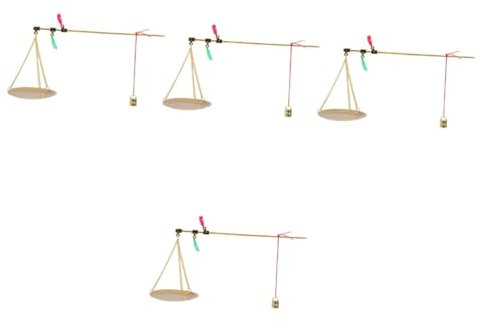 Zerodeko 4stücke Portable Hand Scale Mit Präziser Wiegefunktion Für Traditionelle Chinesische Medizin Und Lebensmittel Kupferdesign Einfach Zu Bedienen Für Und