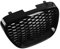 Rejilla De Radiador para Seat para Leon 1P MK2 para Altea 5P para Toledo MK3 1133007 Rejilla Parachoques Delantero Nido Abeja Negro Mate Resistente Calor Rejilla Radiador Frontal Grille(Glossy Black)