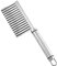 OFFSCH Cortadora De Acero Inoxidable Cortador De Papas Acero Inoxidable Para Picador De Verduras Chopper De Verduras Profesional Rebanadoras De Vegetales Trituradora De Patatas Plata