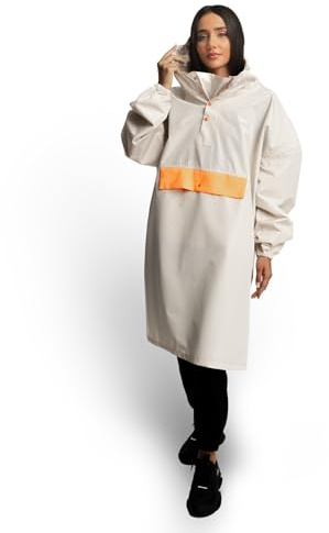 Jubi® Damen Regenponcho, wasserdicht, winddicht & leicht, Festival Flash