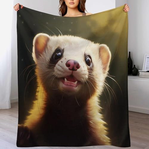 LLLBBB Nerz Flanell Fleece Decke, Kuscheldecken, Superweiche Leichte Flannel 3D Für Couch Bett Flauschige Wohndecke 150×200cm