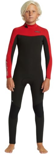 Quiksilver 2026 Junior Everyday Sessions Neoprenanzug mit 3/2 mm Reißverschluss hinten – High Risk Red